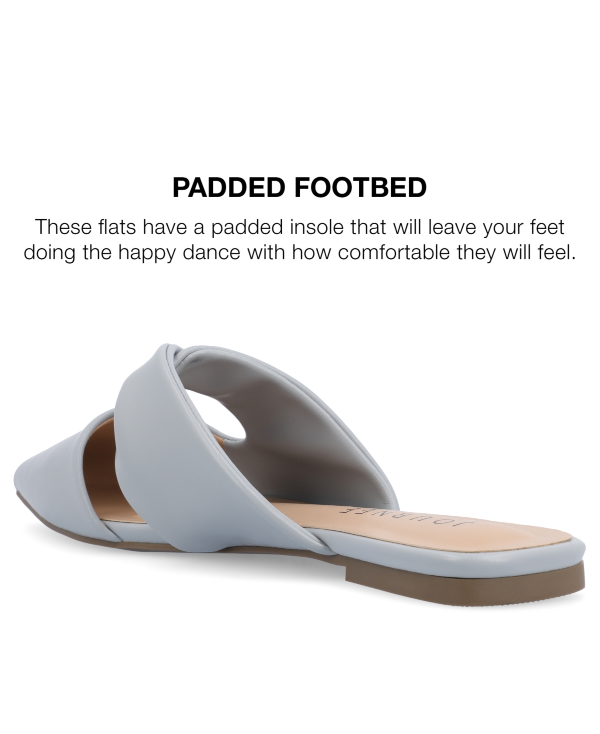 Journee Collection Women's Enniss Twist Pointed Toe Flats