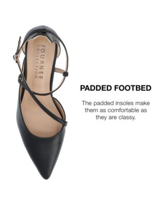 Women's Galvinn Strappy Pointed Toe Block Heel Pumps