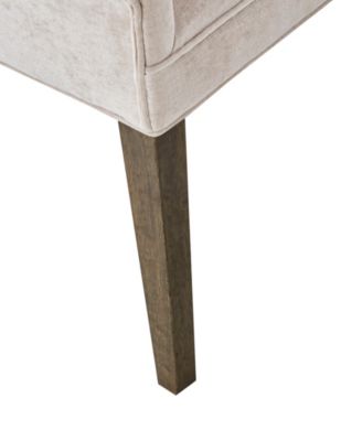 Ultra Traditional Fabric Upholstered Swoop Back Dining Side Chair, Set of 2