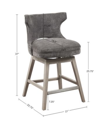 Emmett 25.75" High Swivel Counter Stool