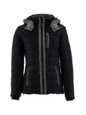 Plus Size Pure Soft Puffer Jacket with Removable Hood - Water-Repellent & Wind-Tight Winter Coat