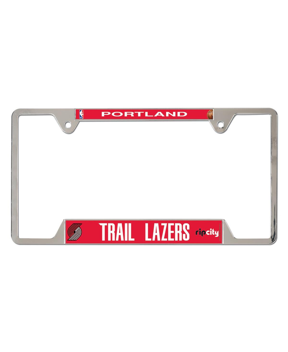 Wincraft Portland Trail Blazers License Plate Frame In Gray