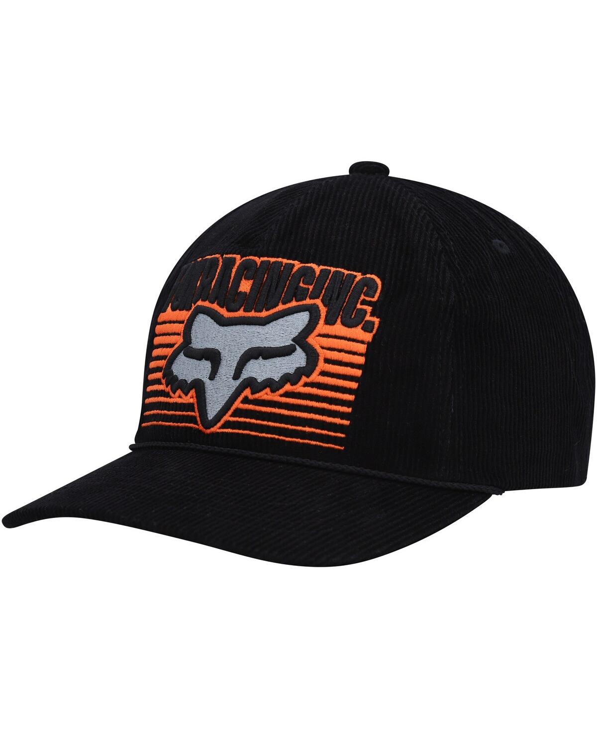 Men's Fox Black Carv Snapback Hat - Black