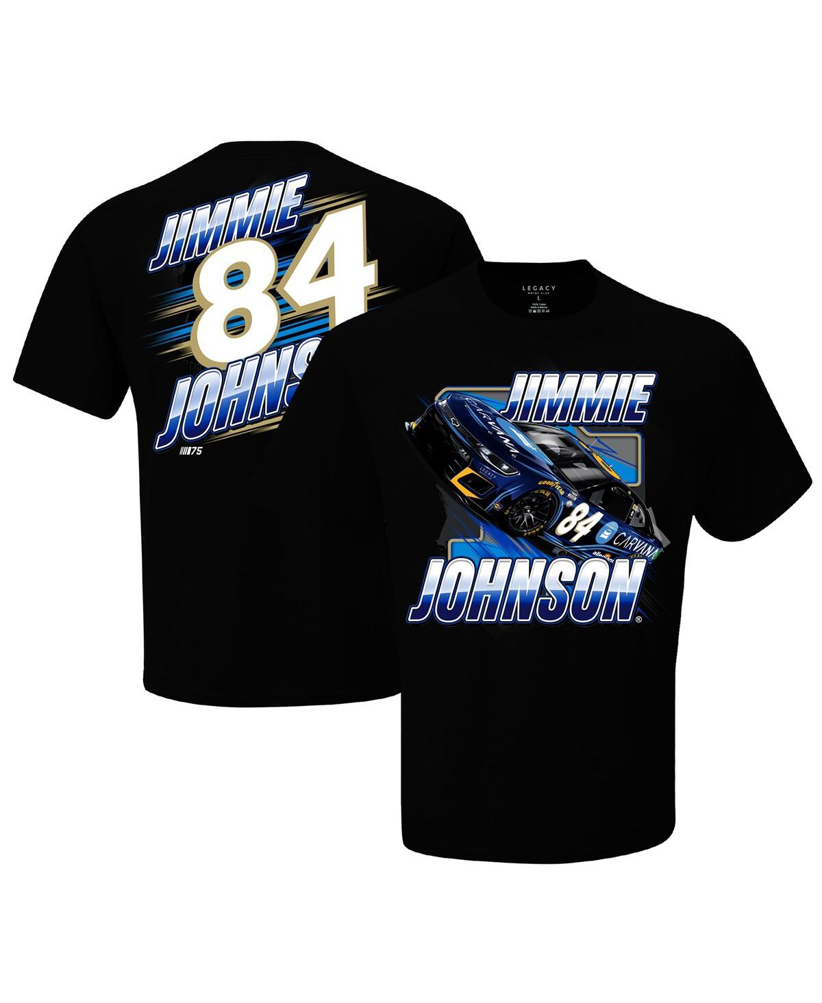 Men's Legacy Motor Club Team Collection Black Jimmie Johnson Blister T-shirt - Black