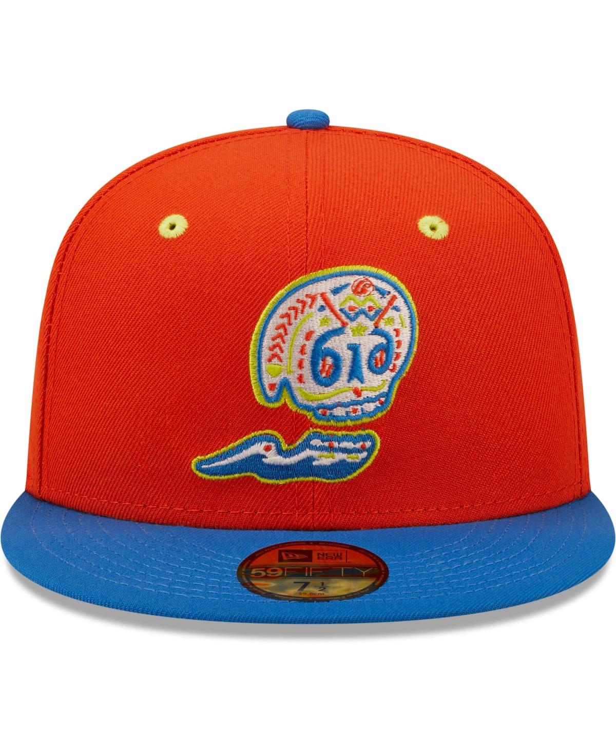 Men's New Era Blue Calaveras de West Michigan Copa De La Diversion 59FIFTY Fitted Hat - Blue