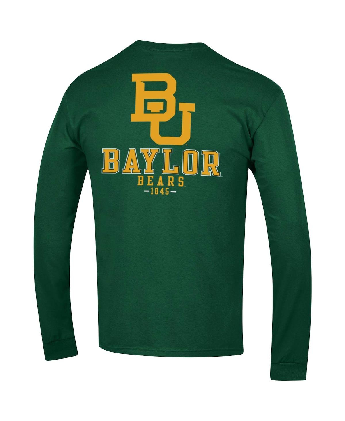 Men's ChampionBaylor Bears Team Stack Long Sleeve T-shirt - Green