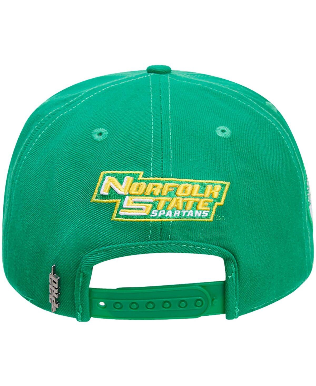 Shop Pro Standard Men's  Green Norfolk State Spartans Evergreen Mascot Snapback Hat