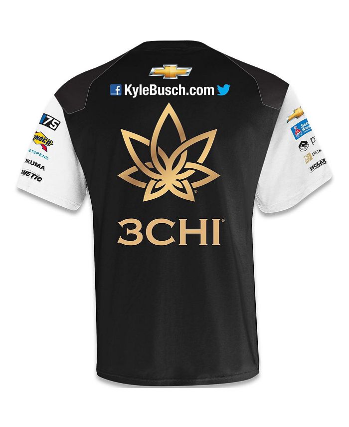 Richard Childress Racing Team Collection Men's Black Kyle Busch 3Chi ...