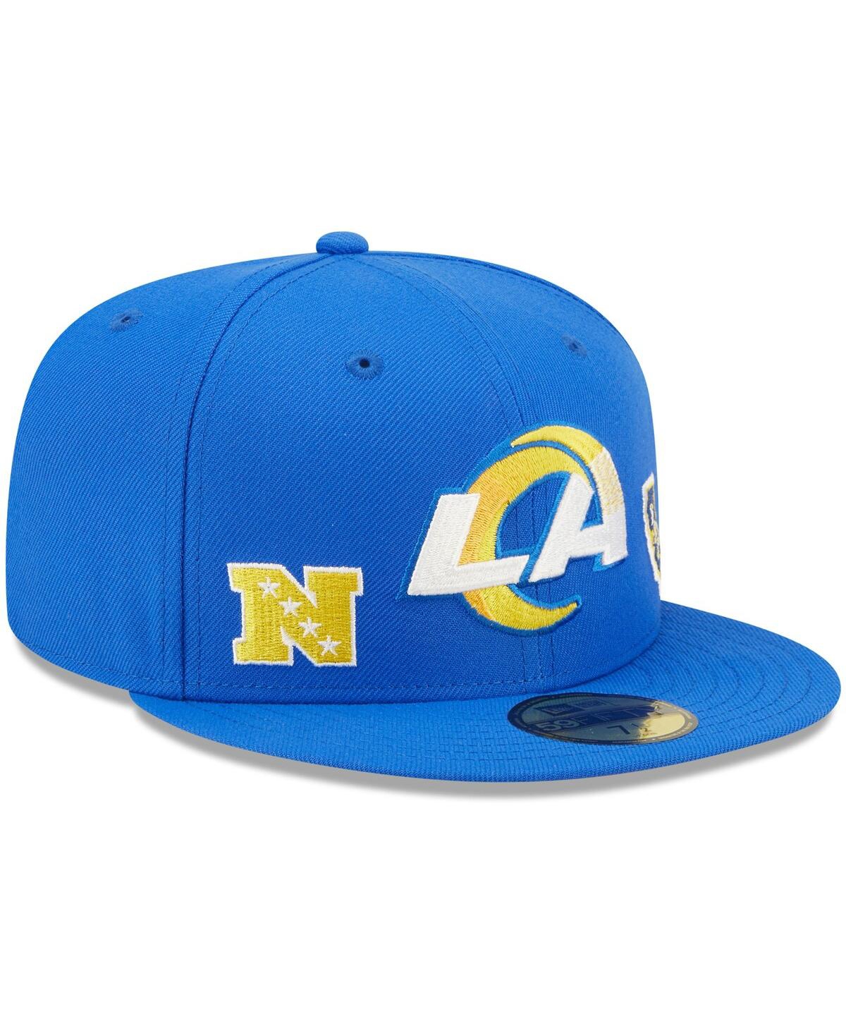 Men's New EraLos Angeles Rams Identity 59FIFTY Fitted Hat - Royal