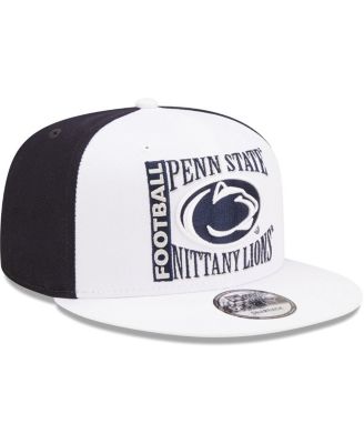 Men's White, Navy Penn State Nittany Lions Retro Sport 9FIFTY Snapback Hat