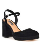 Macy's black block new arrivals heels