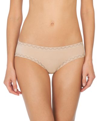 Bliss Lace-Trim Cotton Brief Underwear 3-Pack 156058MP