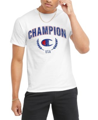 Champion - Men's Classic Standard-Fit Logo Graphic T-Shirt