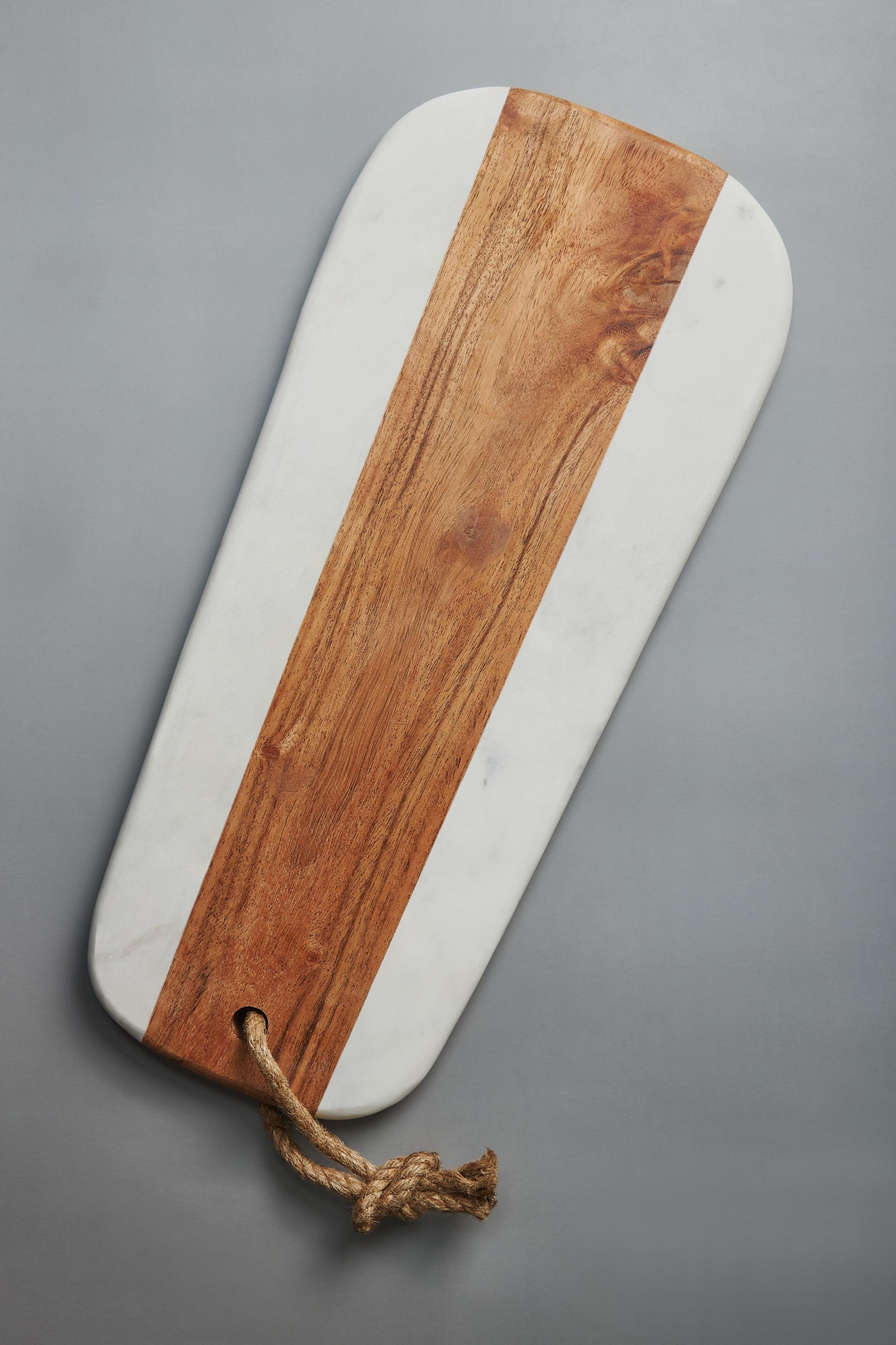 Gauri Kohli Sulguni Marble & Wood Cutting Board -- White