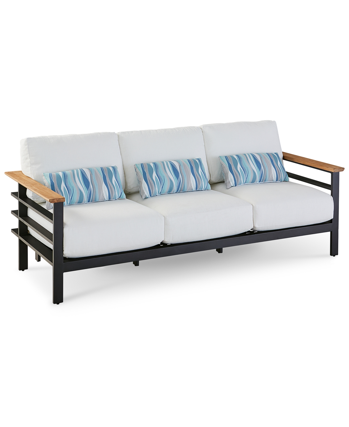 Tommy Bahama South Beach Outdoor Sofa In Crisp White