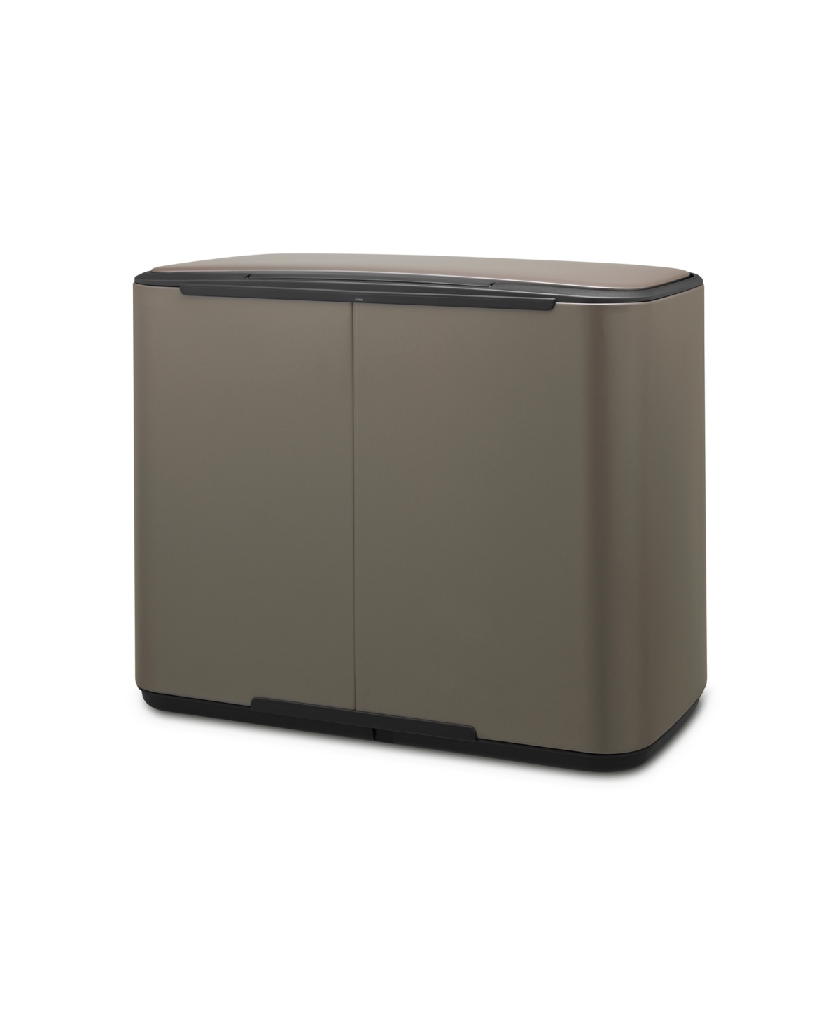 Bo Step on Dual Compartment Trash Can, 3 plus Gallon, 11 plus 23 Liter