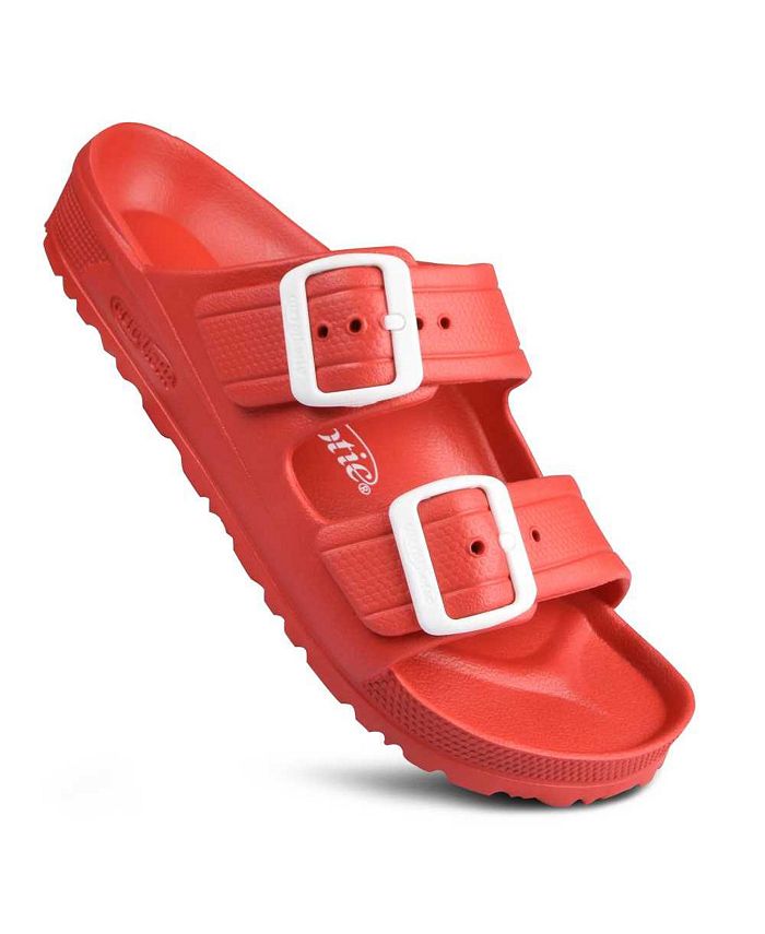 Macy's red online sandals