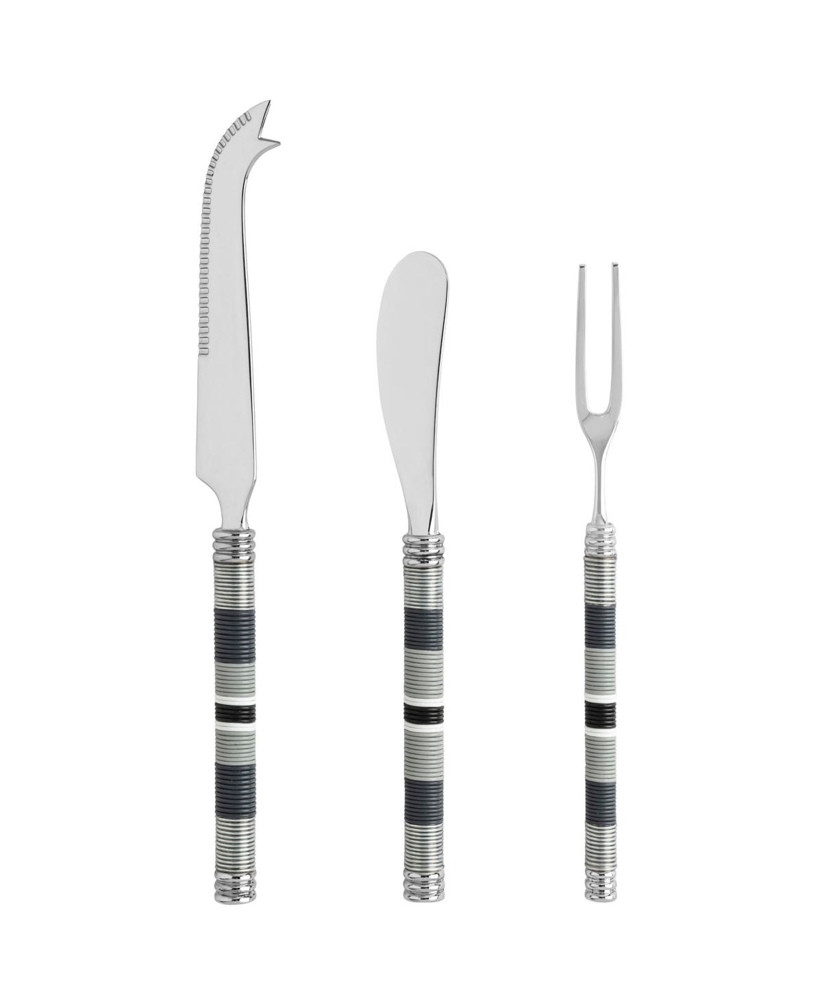 FRENCH HOME JUBILEE CHEESE KNIFE, SPREADER AND FORK SET