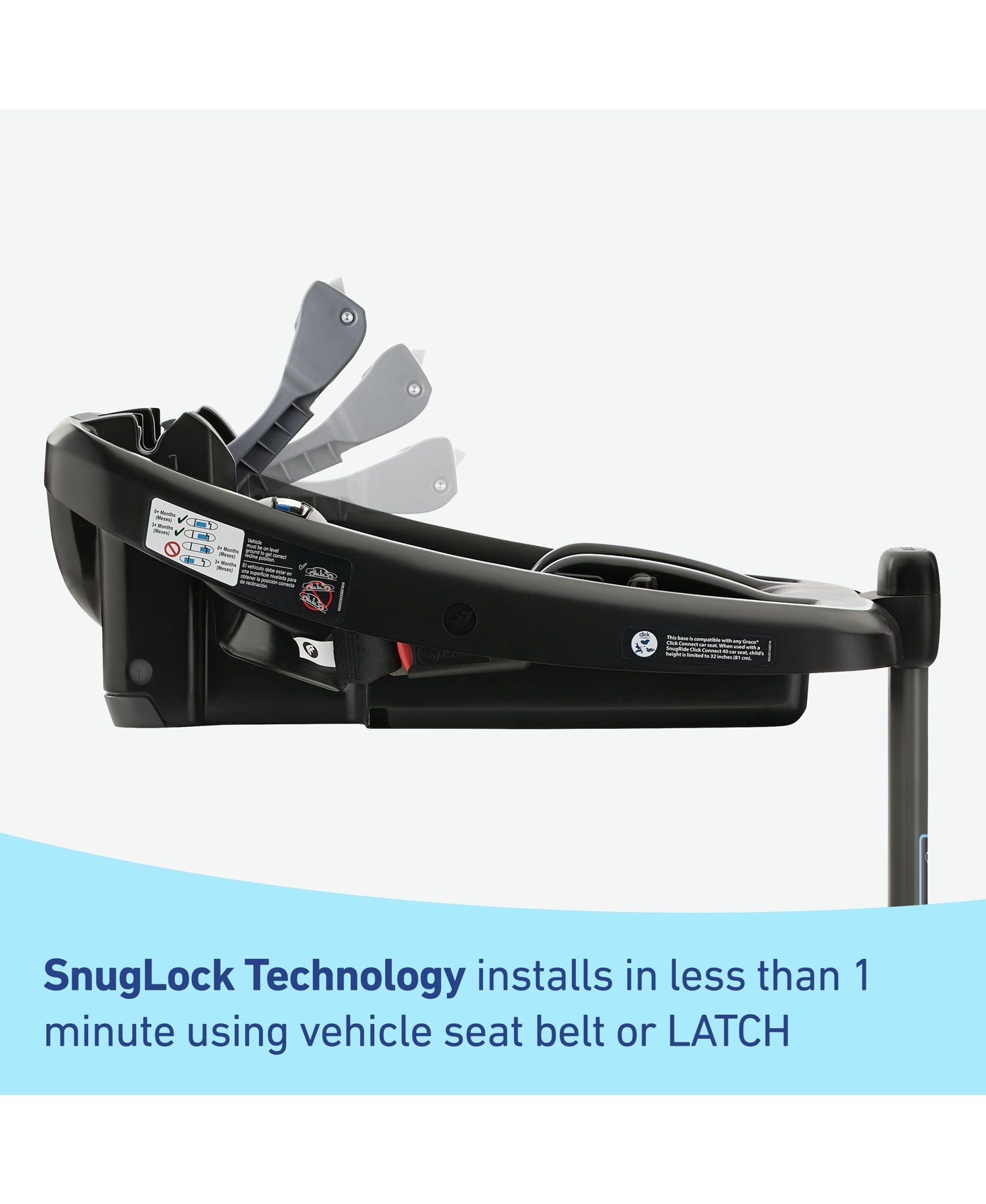 SnugRide DLX Baby Car Seat Featuring Load Leg Technology
