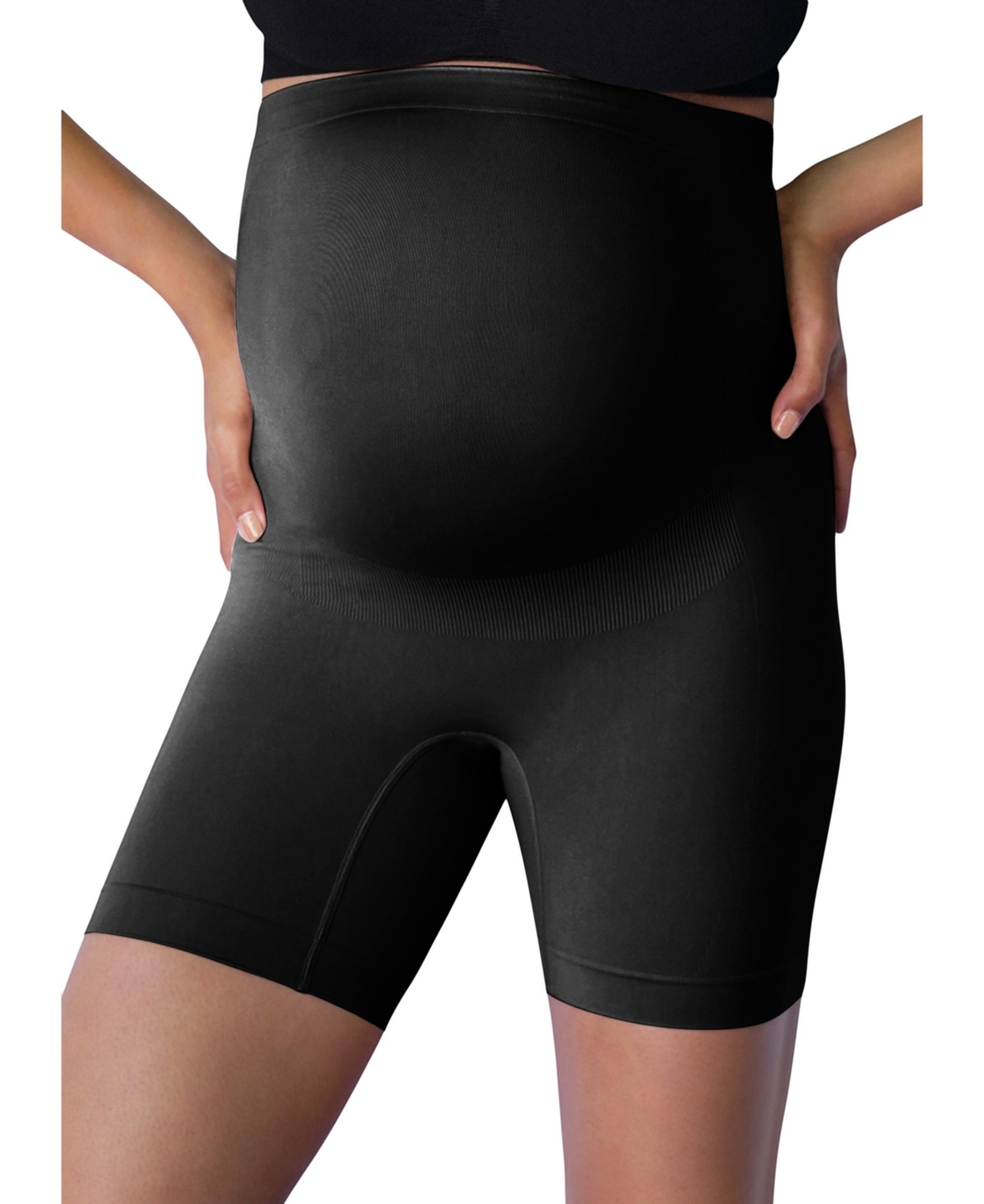 Ingrid + Isabel Women's Maternity Shapewear Shortie - Black