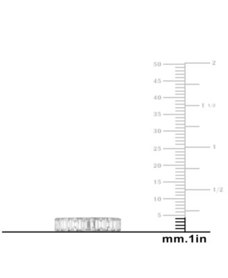 Certified Lab Grown Diamond Emerald-Cut Eternity Band (4 ct. t.w.) in 14k Gold
