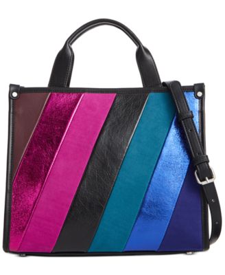 Swirl Leather Tote Bag