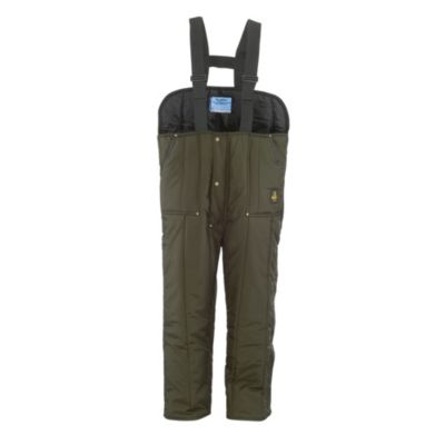 Men's Iron-Tuff Low Bib Overalls - Insulated Work Bibs, Water-Repellent, Windproof, -50°F Comfort Rating, Durable Cold-Weather Gear