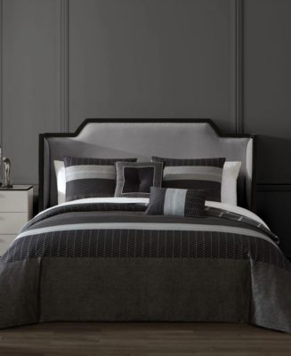 Bebejan Kyle Black 5 Piece Reversible Comforter Set