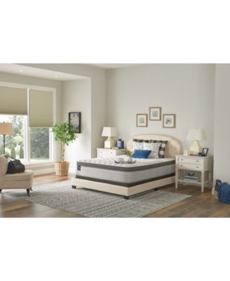 Sealy - Spring Bloom Soft Euro Pillow Top 14" Mattress - Full