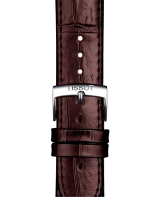 Official Interchangeable Brown Leather Watch Strap