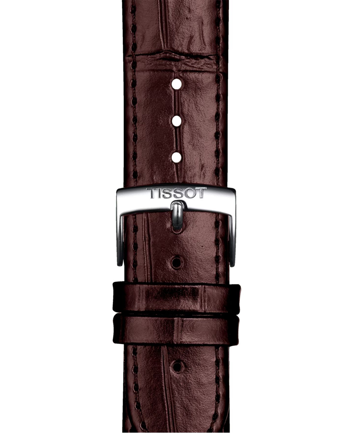 Ремешок для часов Tissot Official Interchangeable Brown Leather Watch Strap — фото 2