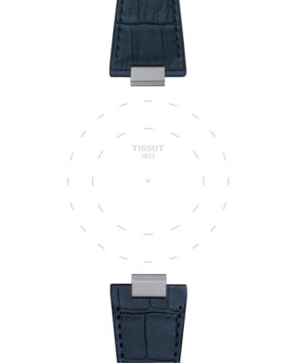 Official PRX Interchangeable Blue Leather Watch Strap