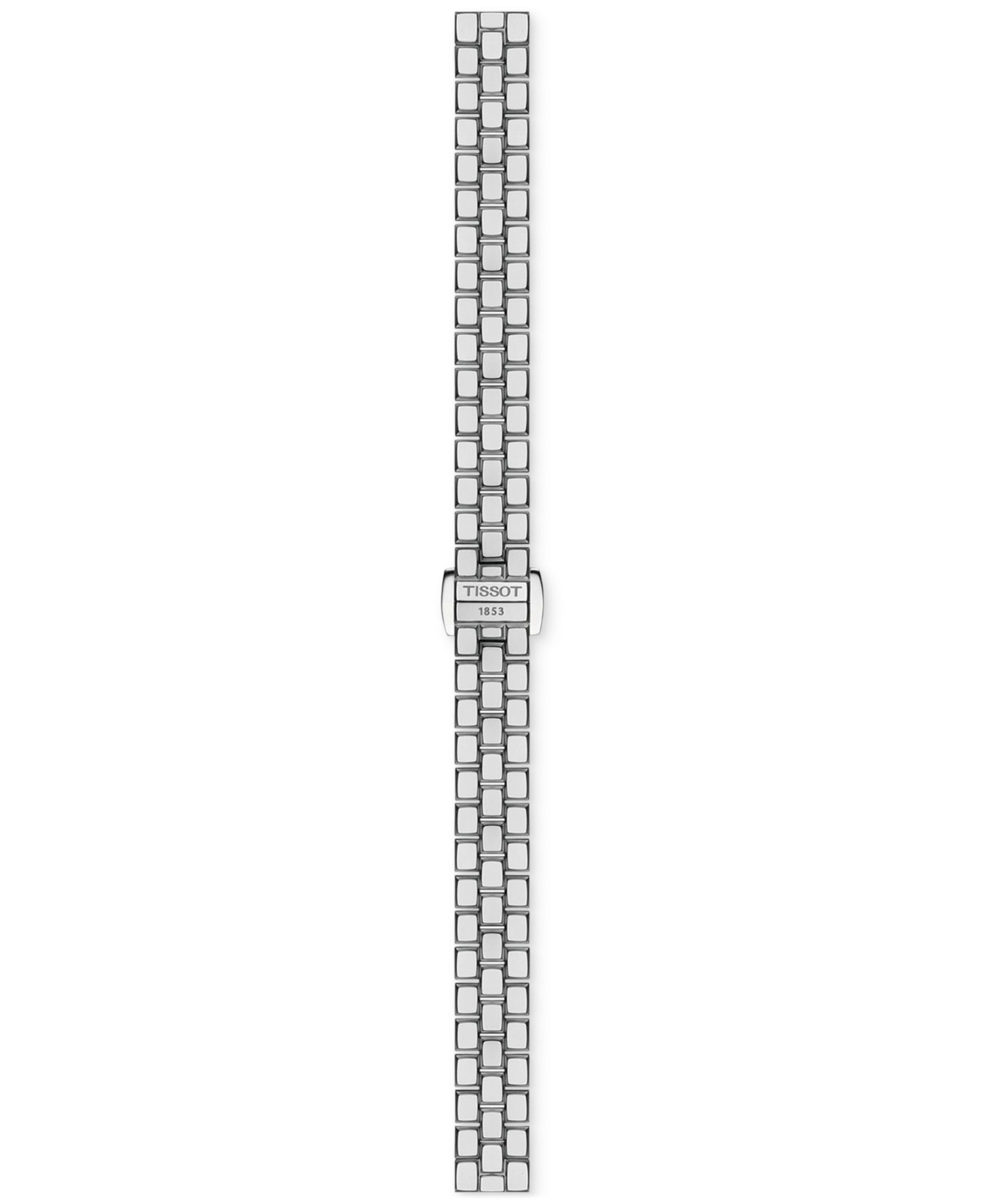 Женские часы Tissot Swiss Lovely Square Diamond Accent Stainless Steel Bracelet Watch 20mm — фото 4