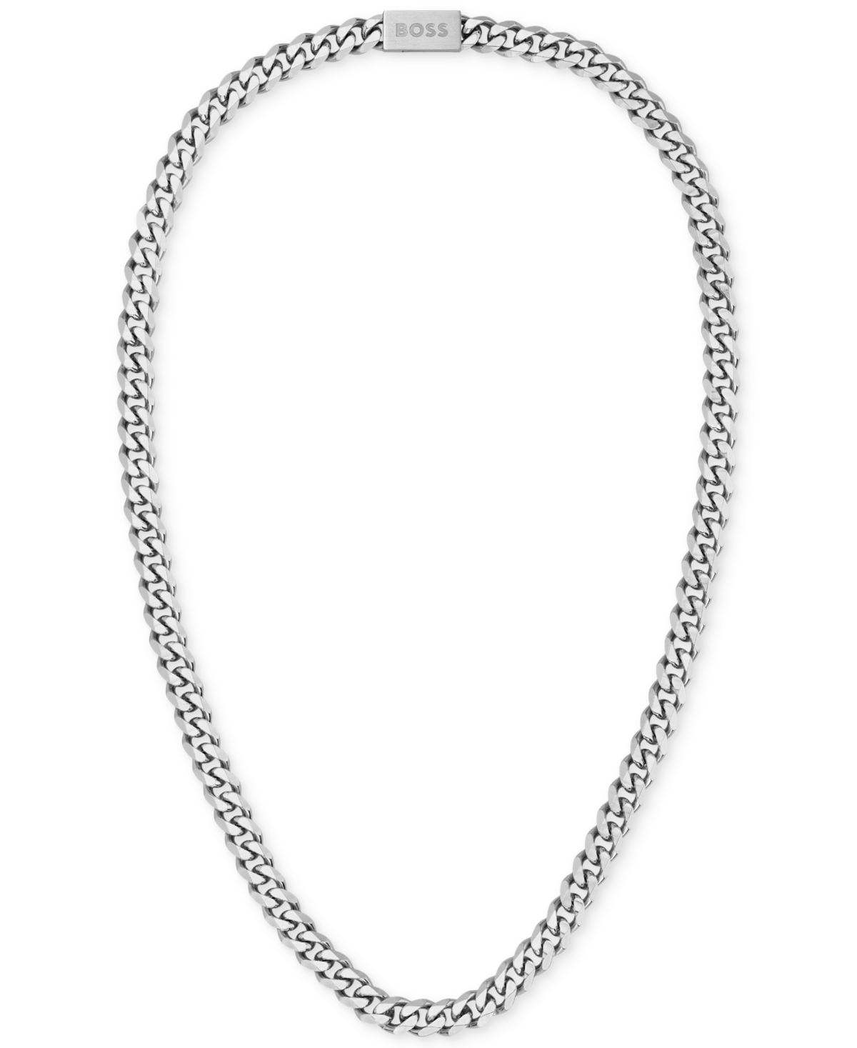 Hugo Boss Men's Stainless Steel 24" Chain Necklace In Silver Tone