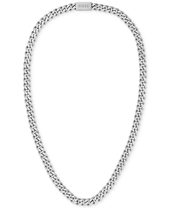 BOSS Men's Stainless Steel 24" Chain Necklace Macy's