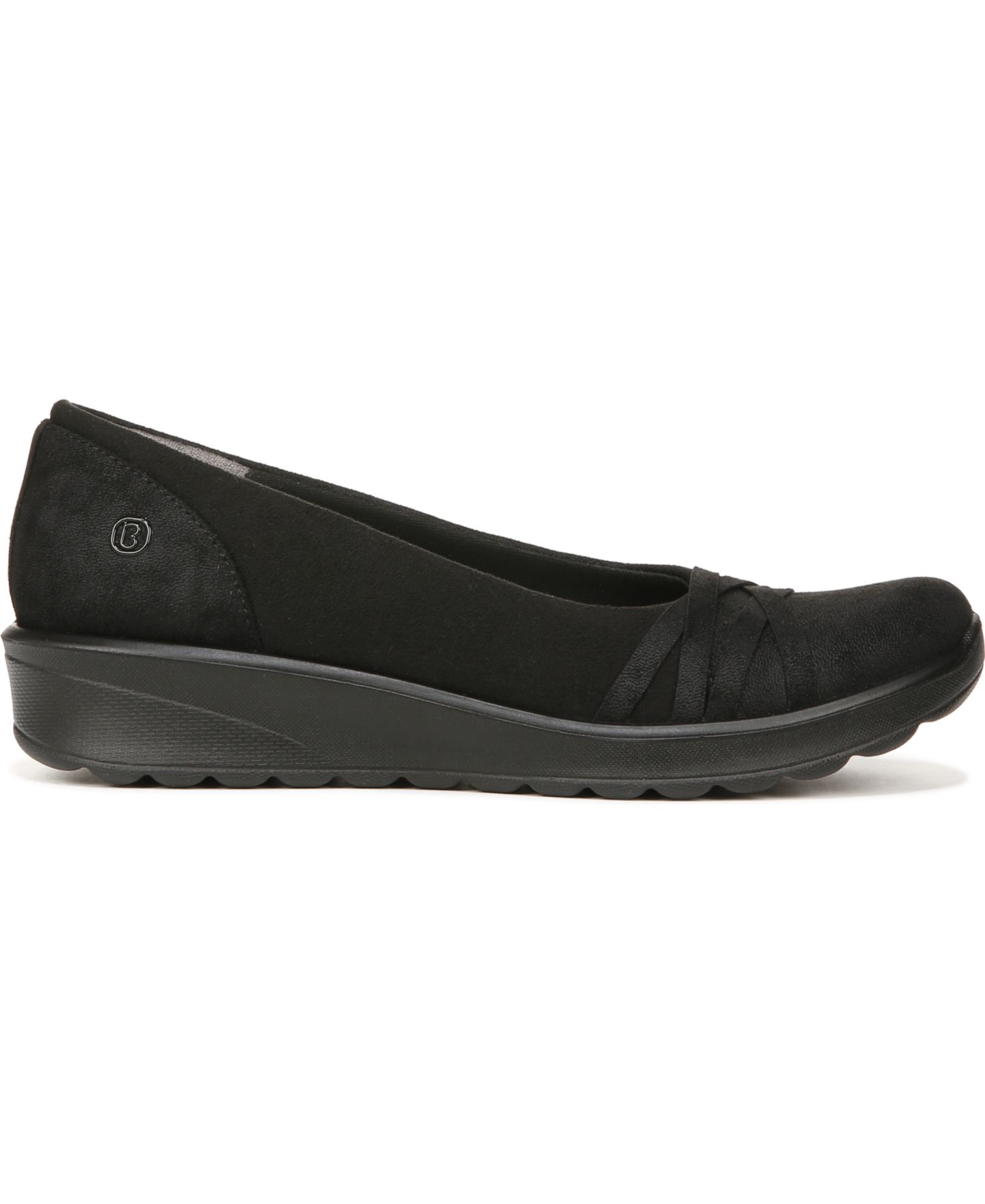 Женские балетки LifeStride Goody Washable Round Toe Slip Ons, цвет: Чёрный — фото 2
