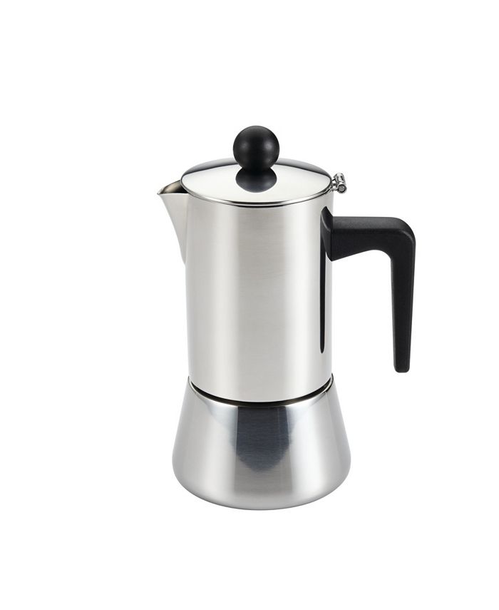 Bonjour - 4-Cup Stainless Steel Espresso Maker