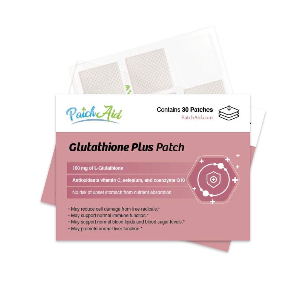 Glutathione Plus Patch by PatchAid (30-Day Supply) - White