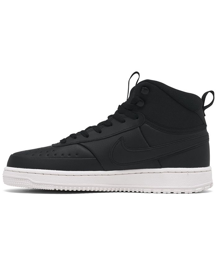 Nike Men's Court Vision Mid Winter Sneaker Boots from Finish Line - Macy's