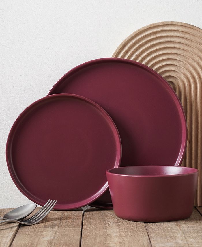 Stone Lain Stella Porcelain Round Dinner Plates, Set Of 6 | Sur La Table