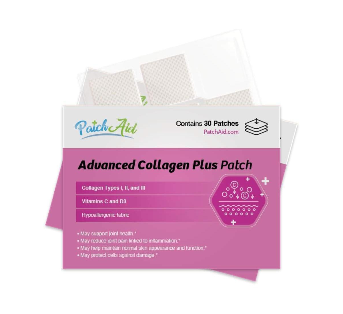 Collagen Plus Vitamin Patch by PatchAid (30-Day Supply) - White