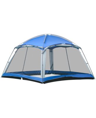 Outsunny 12' x 12' Screen House Room, 8 Person Camping Tent w/ Carry ...