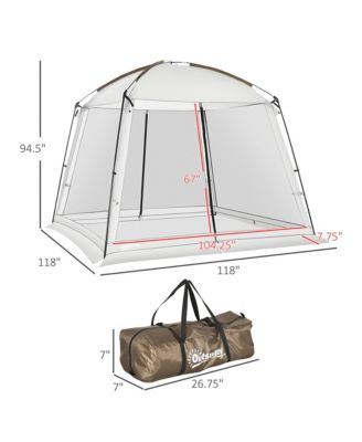 Screen Tent, 10' x 10' Screen House Room with UV50+ Protection
