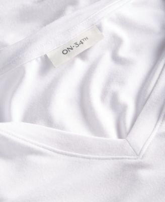Women's Modal V-Neck T-Shirt, Created for Macy's