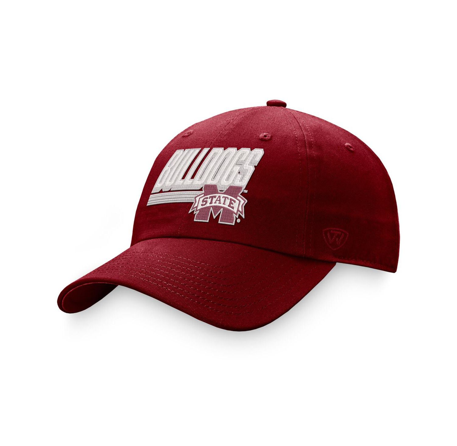 Men's Maroon Mississippi State Bulldogs Slice Adjustable Hat
