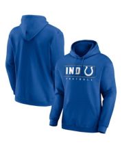 Men's Pro Standard Royal Indianapolis Colts 4-Hit Full-Zip Hoodie