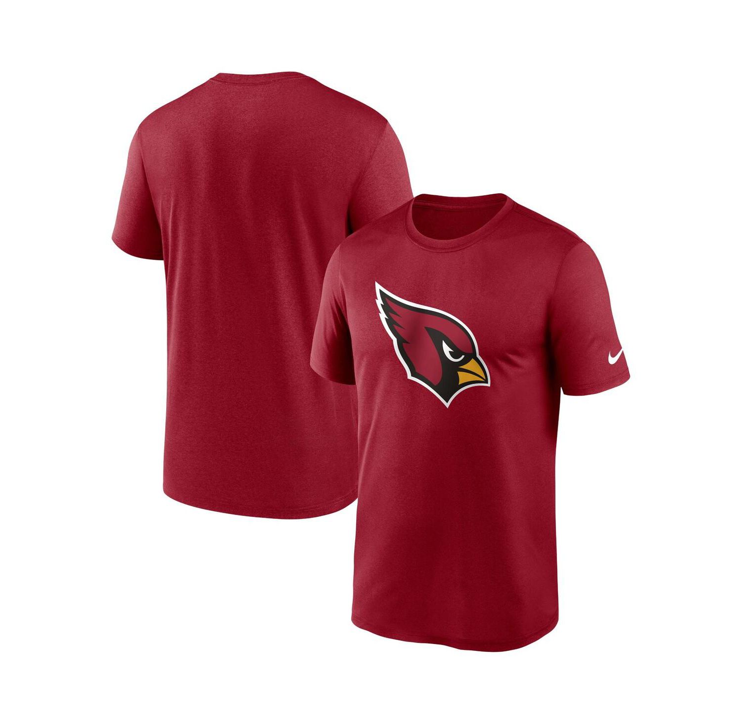 Men's Cardinal Arizona Cardinals Legend Logo Performance T-shirt