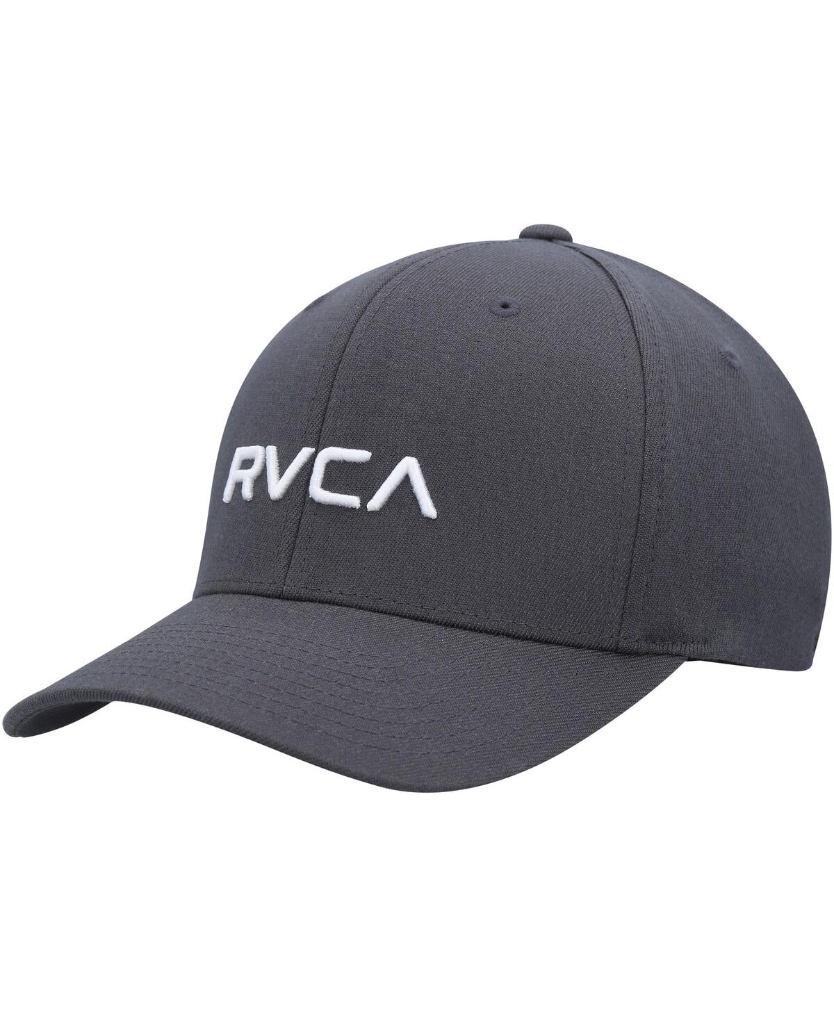 Shop Rvca Men's  Graphite Flex Fit Hat