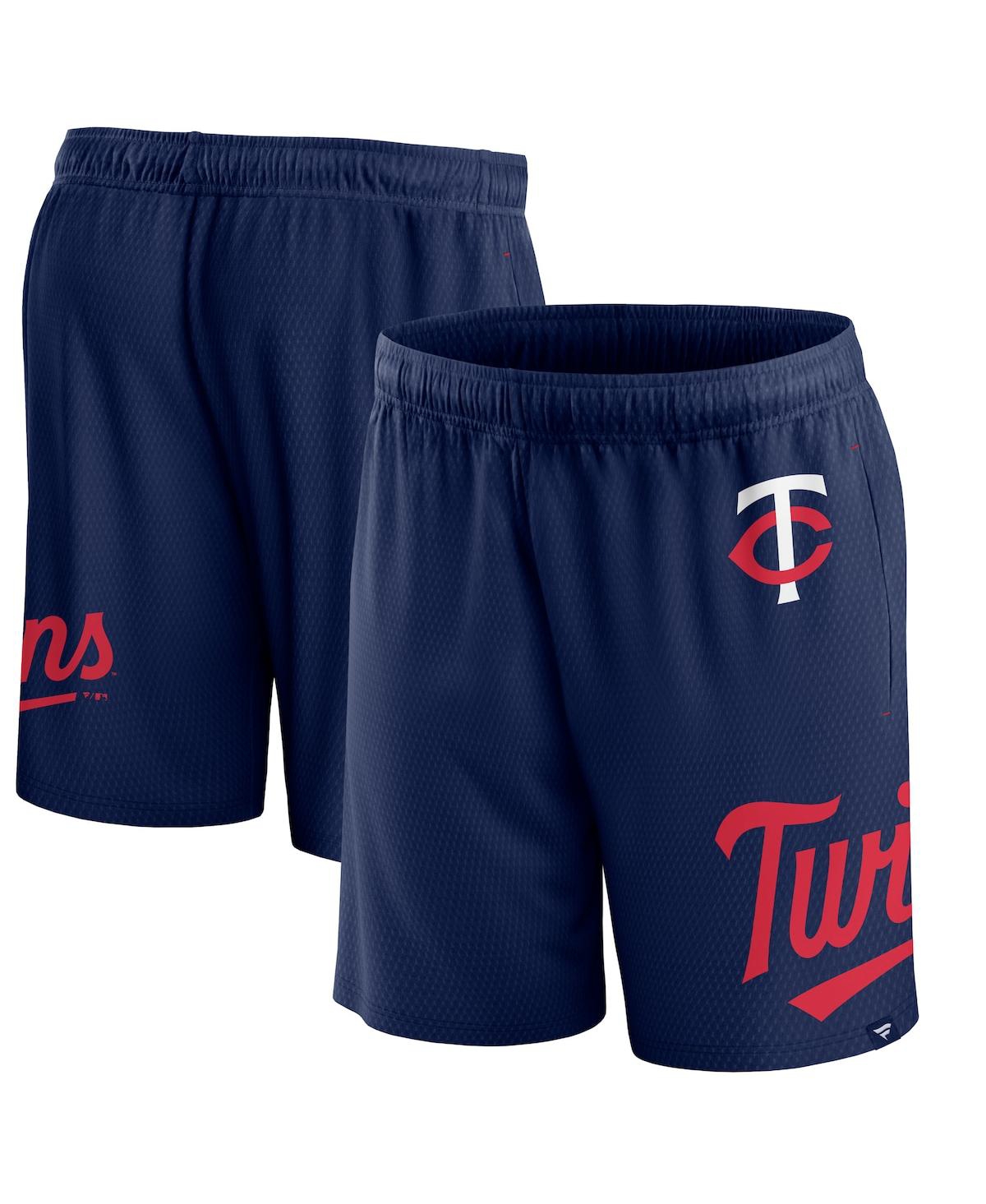 Men's FanaticsMinnesota Twins Clincher Mesh Shorts - Navy