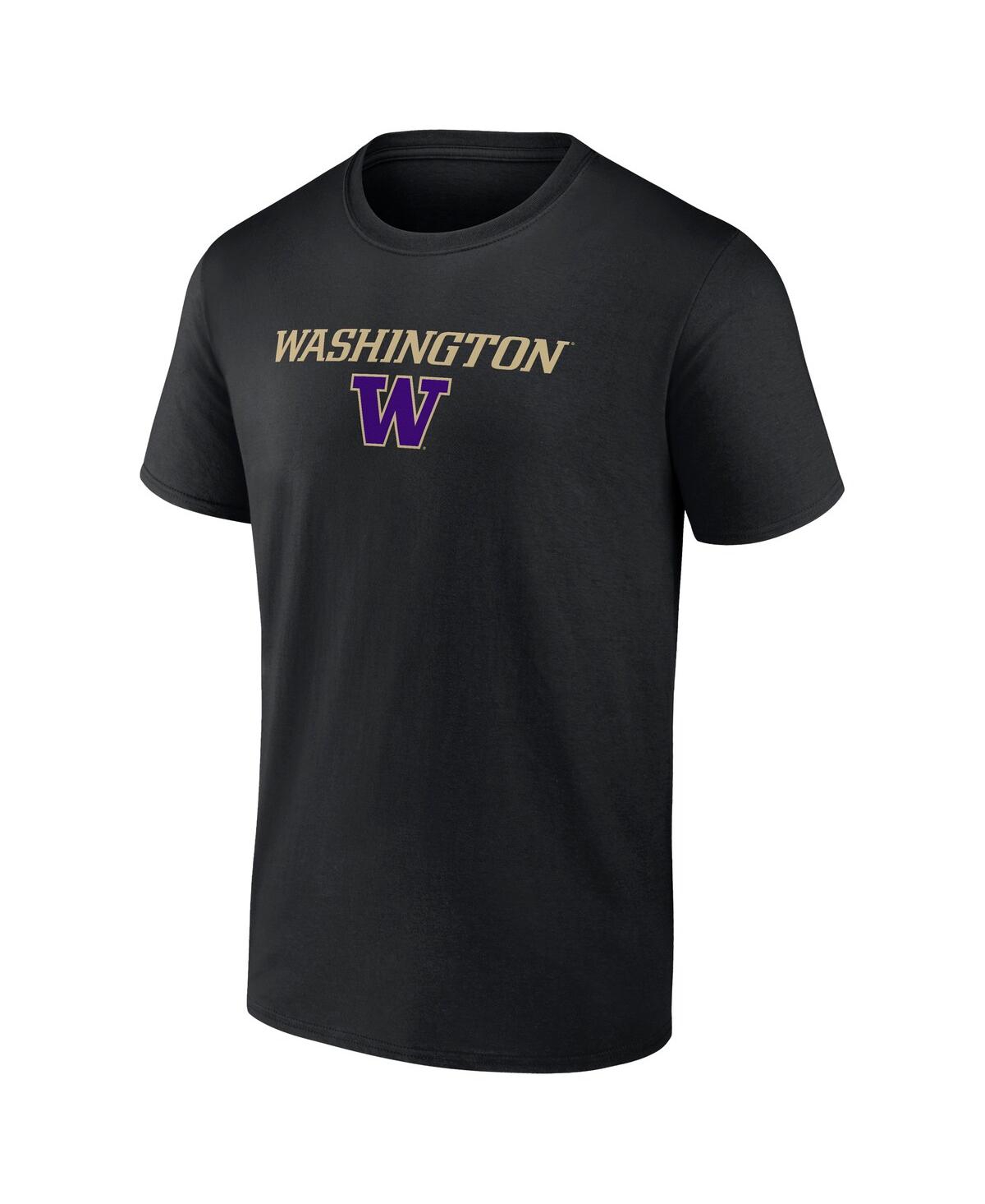 Men's FanaticsWashington Huskies Game Day 2-Hit T-shirt - Black